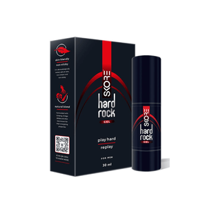 Skore Hardrock Gel Play Penis Hard Natural Blend for Men - 30ml